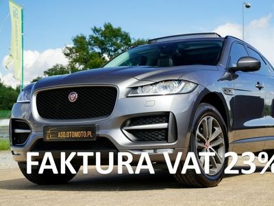 Jaguar F-Pace R SPORT 4x4 NAWI panorama SKORA line asist BIXENONY grzane fotele MA