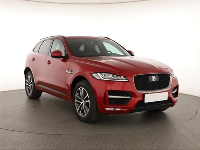 Jaguar F-Pace , Serwis ASO, 300 KM, Automat, Skóra, Navi, Klimatronic,