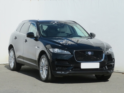 Jaguar F-Pace , Serwis ASO, 300 KM, Automat, Skóra, Navi, Klimatronic,