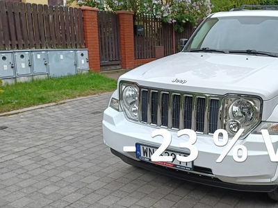 Jeep Cherokee IV [KK] 2.8 CRD Limited, 200 KM,4x4, bezwypadkowy, automat, f-ra VAT 23%