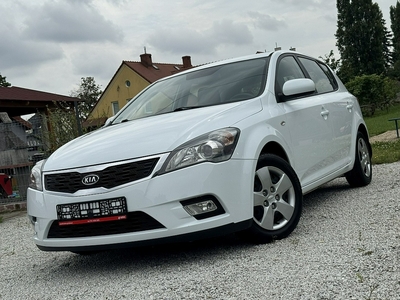 Kia Cee'd I 1.4 Benzyna 105KM z Niemiec *LIFT 2011* Kompakt, Biały, ZADBANY! KLI