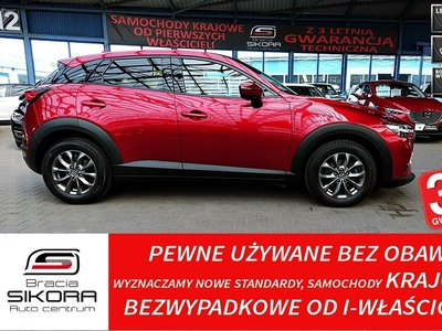 Mazda CX-3 FulLed+LDW+BSM+RCTA 3Lata GWARANCJA Iwł Kraj Bezwyp. Serwisowany w A