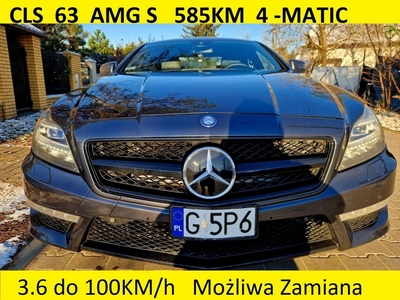 Mercedes-Benz Klasa CLS W218 63 Amg s 585KM 3.6 do 100KM/h 4 Matic Możliwa Zamiana