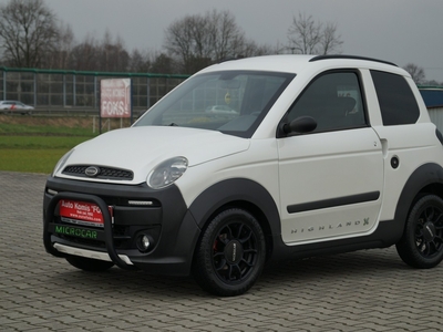 Microcar M.Go Higland-X led alufelgi czuj. parkow. el. szyby centr. zamek