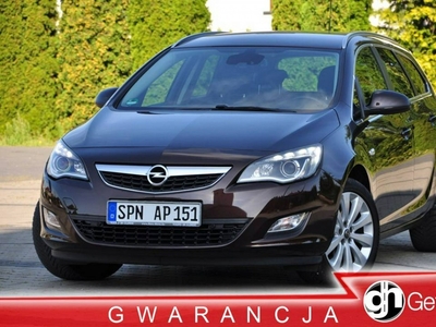 Opel Astra J 1,4 Benz Turbo 140KM Xenon Led Skóry PDC Alufelgi komputer 1 Wł.