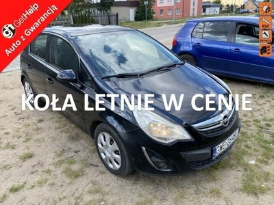 Opel Corsa D Po liftingu, 5d, klimatyz, 2 kpl. kół, niski przebieg, 8 airbag, Aux