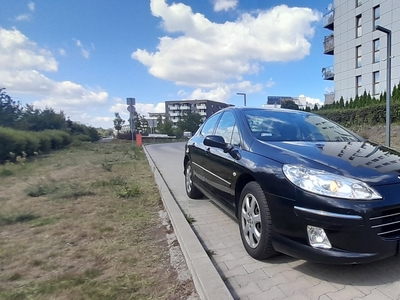 Peugeot 407 , czarny sedan, diesel