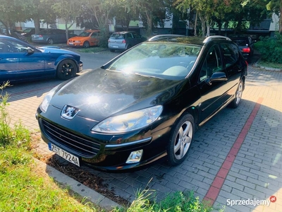 Peugeot 407 alufelgi uszkodzony silnik skóry automat