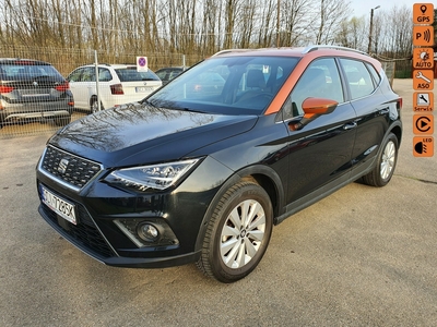 SEAT Arona MAX-Full LED-NAVI-SamParkuje-Android-Alu-Serwis-Nówka-SuperStan-OKAZ