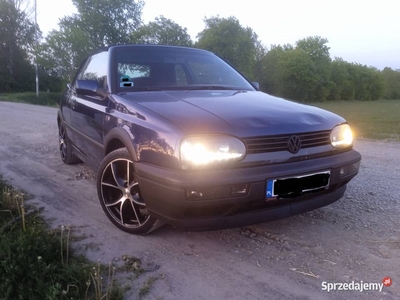 VW Golf III 1.8B+G Cabrio Karmann Zadbany Doinwestowany Alu 17