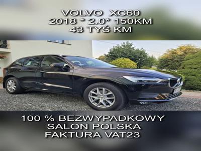 Śliczne Volvo XC60* Salon Polska*100% Bezwypadkowy*Fv23%* 43 tyś km*