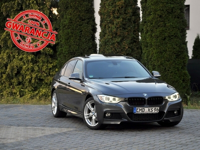 BMW SERIA 3 V (F30/F31/F34) BMW SERIA 3 2.0d(143KM)*M-Pakiet*Xenon*Led*Duża Navi*Skóry*El.Szyberdach*Alu18