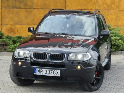 BMW X3 I (E83) 2.0D 150KM, Skóra, Ksenony, Panorama, Org. Lakier