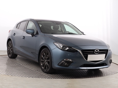 Mazda 3 III , 1. Właściciel, Skóra, Navi, Xenon, Klimatronic, Tempomat,