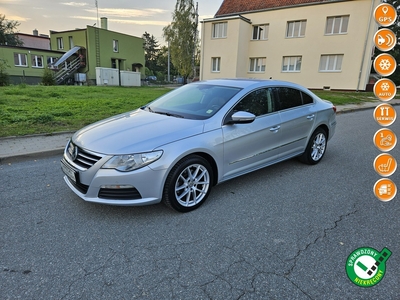 Volkswagen CC I Opłacony Zdrowy Zadbany Serwisowany Skóra Navi Alu 1 Wł