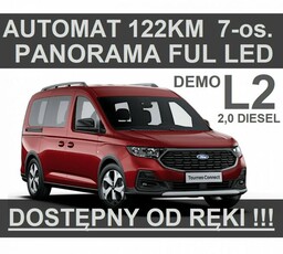 Ford Tourneo Connect 7-os. 2,0 122KM Demo Panorama Full Led Od reki Niska Cena 1921zł