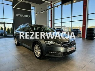 Škoda Superb Combi Ambition 1.5TSI 150KM DSG 2021 r., salon PL, I wł., f-a VAT