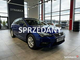 Seat Leon Style 1.5TSI 130KM M6 2019 r., salon PL, I właściciel, 12 m-cy g…