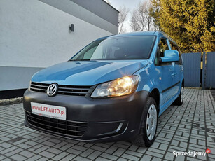 Volkswagen Caddy 1.6 TDI 102KM Long Klimatronic Tempomat Hak Isofix 7 osób…