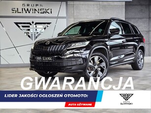 Skoda Kodiaq 2,0TSI 190PS 4x4 Sport-Line Design ACC Pamięć Full-LED Kamera FV23%