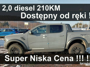 Ford Ranger Raptor Nowy Raptor 2,0 diesel 210KM Roleta elektr. Super Niska…