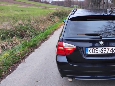 BMW SERIA 3 IV (E90/E91/E92/E93) BMW E91 kombi granatowy metalik