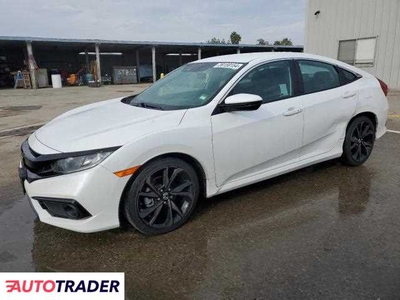 Honda Civic 2.0 benzyna 2019r. (FRESNO)