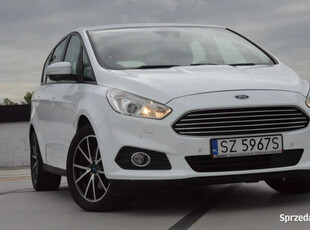 Ford S-Max 2.0 TDCi Navigacja/Ledy/ Grzane fotele/Kamera Cofania/Hak/Rej P…