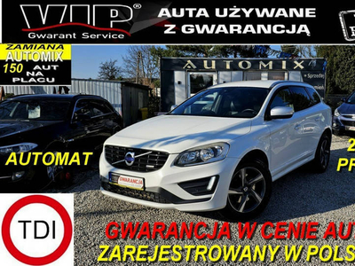 Volvo XC 60 R-Design * Niski udok.Przebieg 206 Tyś *Gwaranc…