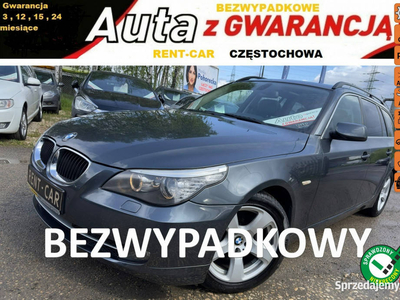 BMW 520 177PS*OPŁACONY*Bezwypadkowy*Skóra*Navi*Serwis*VIP GWARANCJA24Miesi…