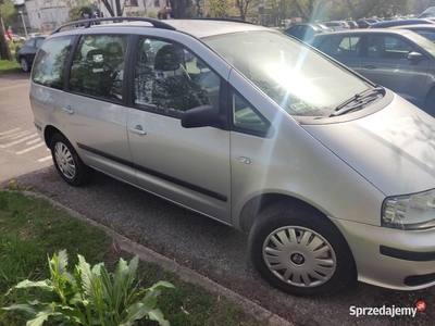 Seat Alhambra 1,9 TDI, pierwszy właściciel, salon Polska, 90 tys km!