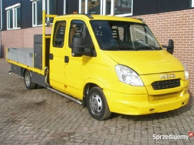 Iveco Daily 35C11 skrzynia z dzwigiem dubel kabina