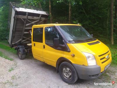 Ford Transit 2009r 2.4 kiper wywrotka alu Doka 7 osób