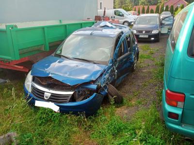 Dacia Sandero.1.4 Benz gaz.Uszkodzona..