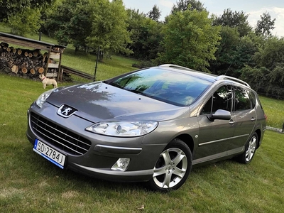 Peugeot 407 SW,2.0 HDI,140km,lift,navi,panorama,bezwypadkowy