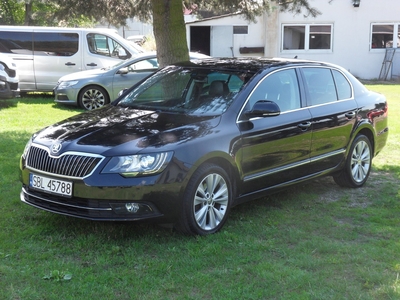 Skoda Superb II BARDZO ZADBANA, nawigacja, skóra, grzane fotele