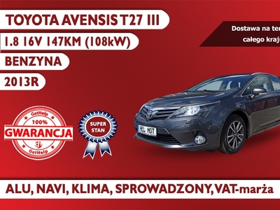 Toyota Avensis III 1.8 16V 2013, Kombi, klima, kamera, Zarejestrowana w Polsce!