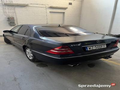 S500 Mercedes V8 z Luksemburga. Bogato wyposażona