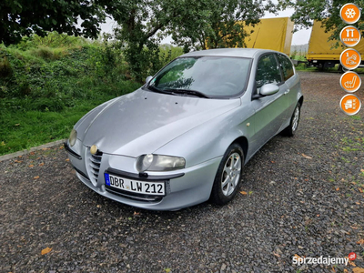 Alfa Romeo 147 1.6 120KM z DE 140tys.km. Opłacony Klimatyza…