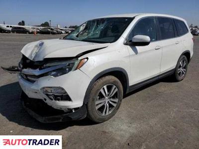 Honda Pilot 3.0 benzyna 2018r. (FRESNO)