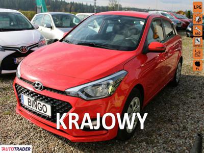 Hyundai i20 1.2 benzyna + LPG 75 KM 2019r. (Harklowa)