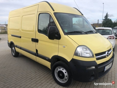 Opel Movano 2,5/120KM 6 biegów zarejestrowany po serwisie