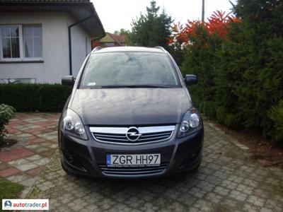 Opel Zafira 1.6 benzyna 116 KM 2011r. (Szczecin/ Gryfino)