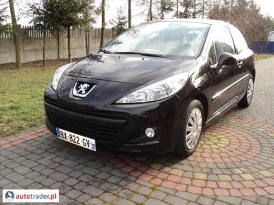 Peugeot 207 1.4 diesel 68 KM 2011r. (Chorzów)