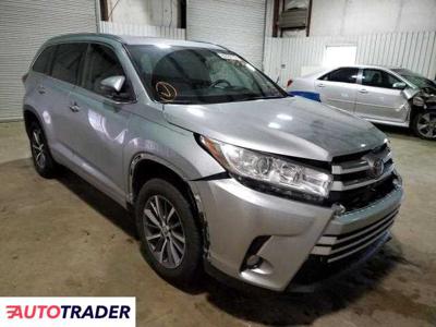 Toyota Highlander 3.0 benzyna 2018r. (LUFKIN)