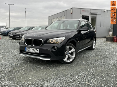 BMW X1 I (E84) 2.0D xDrive 4x4 143KM 2011r. Navi, panorama, brązowe skóry, zadbana