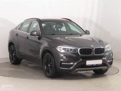 BMW X6 F16 , Serwis ASO, 254 KM, Automat, Skóra, Navi, Xenon, Bi-Xenon,