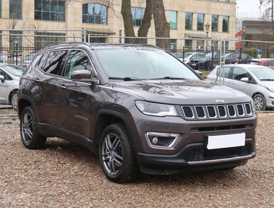 Jeep Compass II , Salon Polska, Serwis ASO, Automat, VAT 23%, Skóra, Navi,