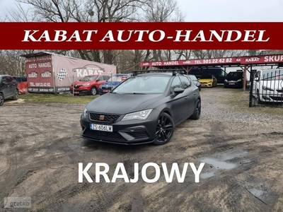 SEAT Leon III Salon PL - I WŁ - CUPRA - 290 KM - Czarny Mat - Dsg