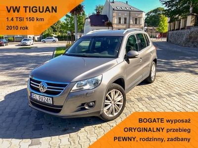 Volkswagen Tiguan I VW Tiguan 1.4 TSI Benzyna, 2010, PRZEBIEG 26 tyś rocznie HAK